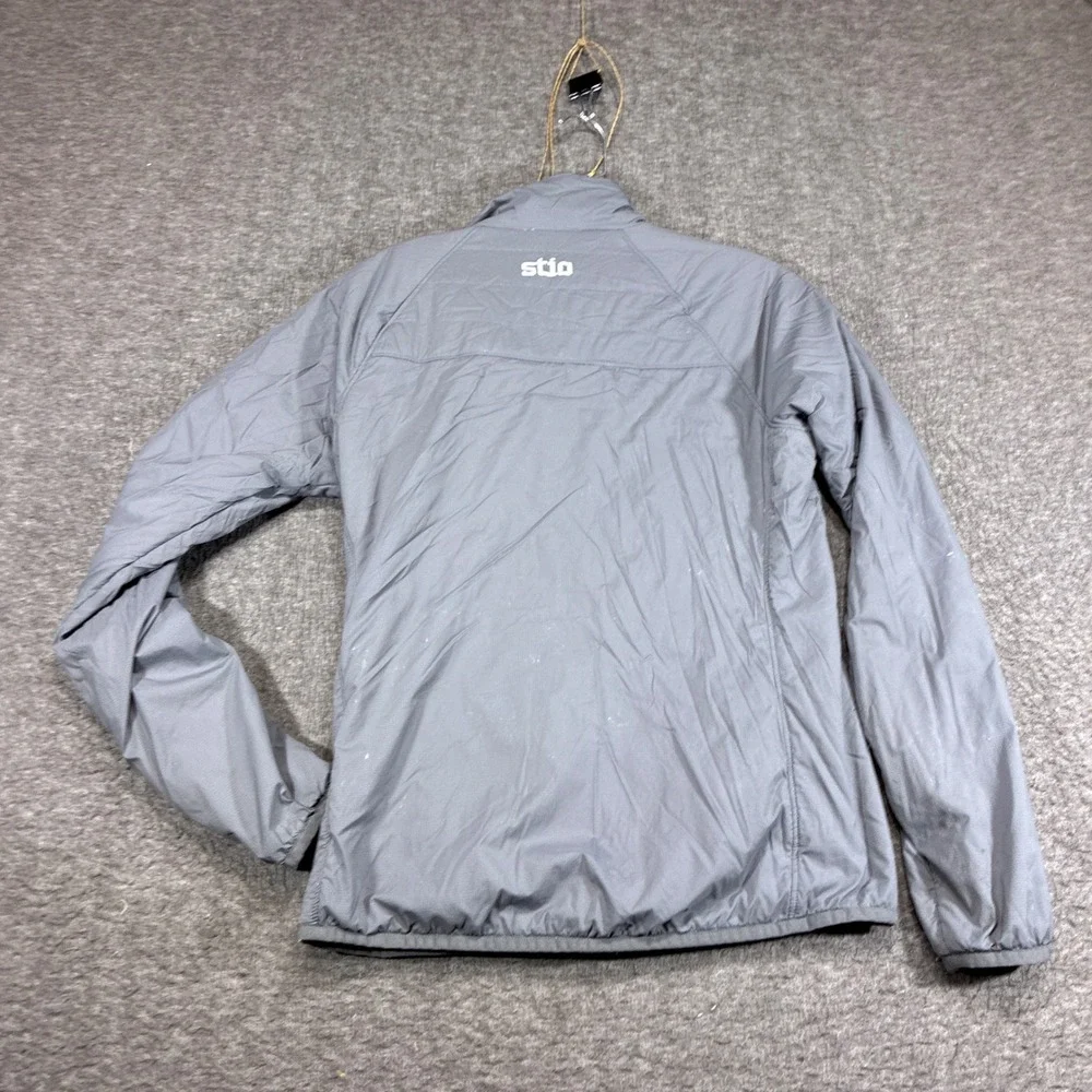 Stio Lofted Pullover Jacket Womens‎ Small Gray Polartec Primaloft Insulated